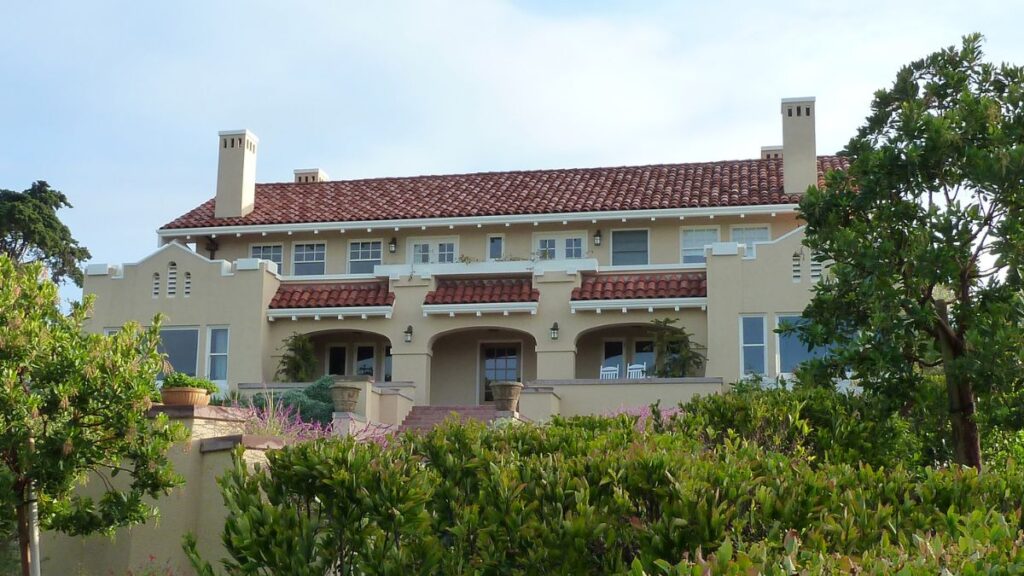 The historic Mission Revival style Canfield-Wright House