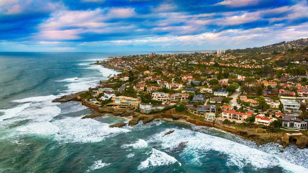 la jolla aerial shot